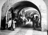 Il nostro negozio e i portici nel 1870 circa_Our shop and the arcades round 1870 - 